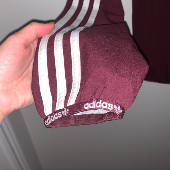Maroon Adidas jacket from Champs - Picture 3 of 5
